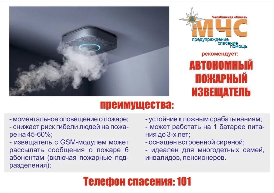 ЗАЩИТИТЕ СЕБЯ И СВОИХ БЛИЗКИХ... УСТАНОВИТЕ ПОЖАРНЫЙ ИЗВЕЩАТЕЛЬ