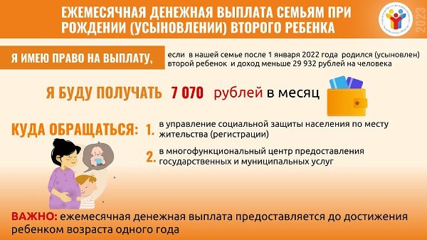 На Южном Урале региональную выплату на второго ребенка оформили более 5 тысяч семей