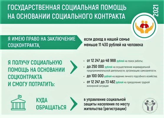Социальный контракт как дополнительная мера социальной поддержки граждан