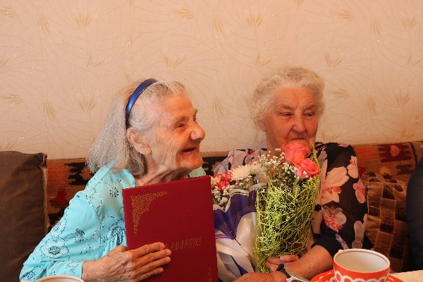 Ветерана Великой Отечественной войны поздравили с 95-летием.